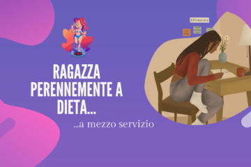 Ragazza perennemente a dieta a mezzo servizio